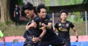 Tim sepak bola putra Kabupaten Malang menang 2-1 dari Kota Blitar dalam Porprov IX Jawa Timur 2025 Kamis (19/6/2025)