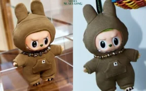 Boneka Labubu edisi istimewa kolaboratif antara sacai x SEVENTEEN x Carhartt WIP ini jadi incaran Kolektor dunia