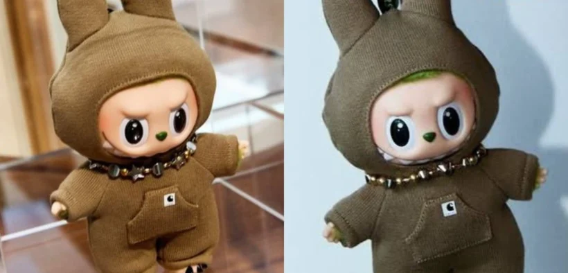 Boneka Labubu edisi istimewa kolaboratif antara sacai x SEVENTEEN x Carhartt WIP ini jadi incaran Kolektor dunia