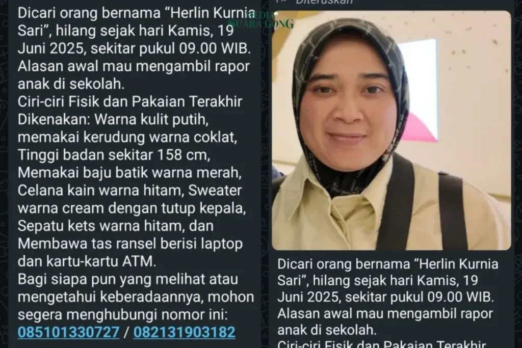 Pamit Ambil Rapor, Seorang Ibu ASN Dilaporkan Hilang di Kota Batu