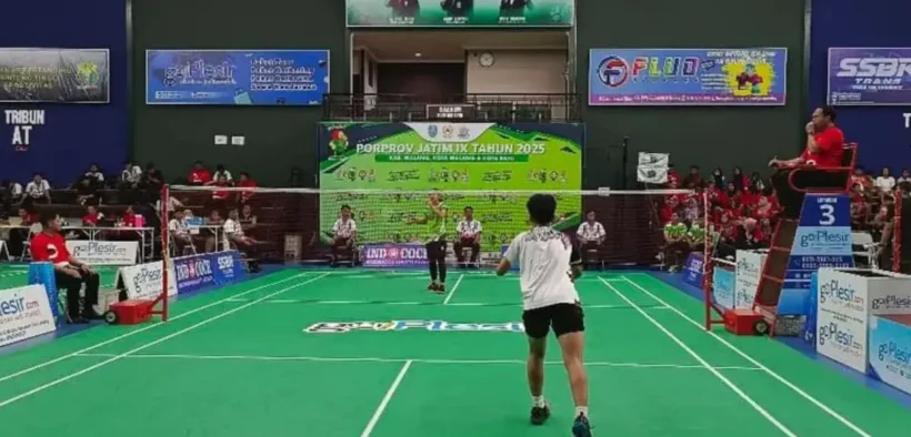 Bulutangkis Beregu Putri Kabupaten Malang Raih Perak di Porprov
