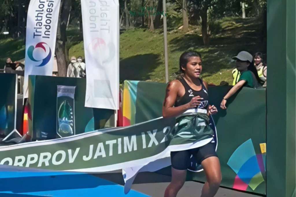 Atlet Kabupaten Malang Sumbang Emas di Triathlon Porprov Jatim 2025