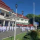 Pemerintah Kota Malang menggelar upacara peringatan Hari Lahir Pancasila 2025 di halaman depan Balaikota Malang, Senin (2/6/2025).