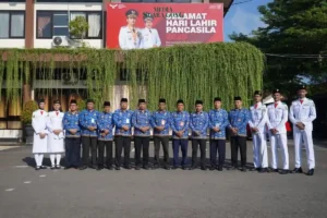 Sekda Trenggalek Pimpinan Upacara Peringatan Hari Lahir Pancasila