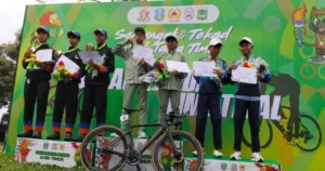 Balap Sepeda Kabupaten Probolinggo Sumbang Emas dan Perunggu di Porprov Jatim 2025