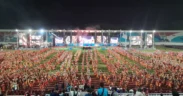Penutupan Porprov IX Jawa Timur (Jatim) 2025 berlangsung meriah di Stadion Kanjuruhan, Kabupaten Malang, Sabtu (5/7/2025)