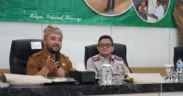 Wakil Wali Kota Batu, Heli Suyanto, menghadiri kegiatan Sosialisasi dan Penyuluhan Redistribusi Tanah Tahun 2025 di Balai Desa Sumberbrantas, Selasa (8/7/2025).