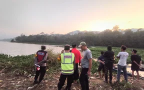 Jenazah korban tenggelam di bendungan Selorejo saat berada di RS Bhayangkara Hasta Brata Batu  (Polsek Ngantang)