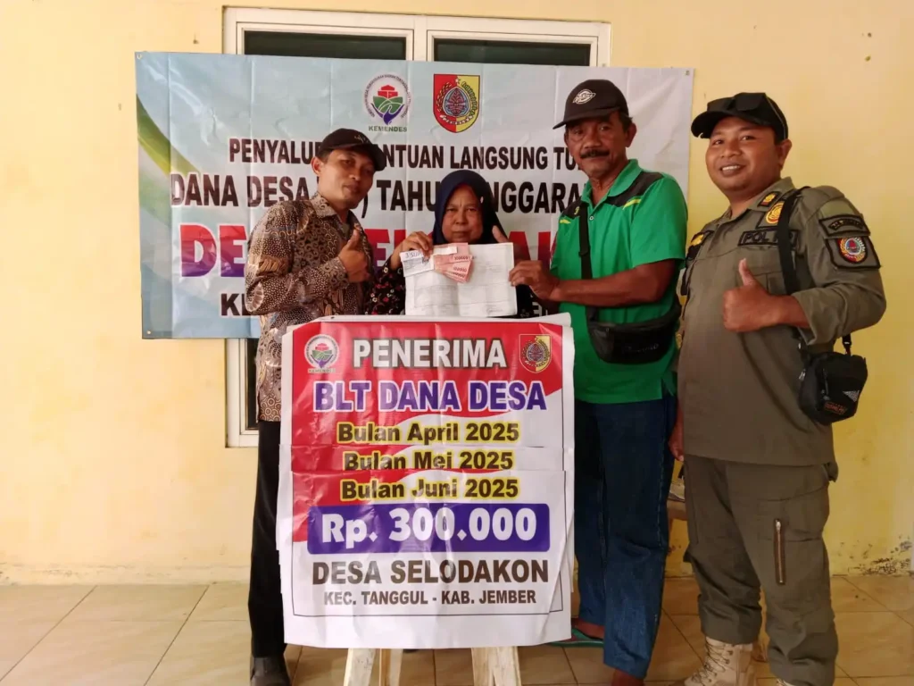 BLT Dana Desa Selodakon Akhirnya Cair Setelah Tertunda 6 Bulan