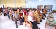 Wali Kota Batu Nurochman meninjau langsung kesiapan sekolah rakyat di Gedung Bima Sakti, Senin (14/7/2025)