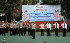 Tingkatkan Kesadaran dan Kepatuhan Masyarakat, Polres Batu Gelar Apel Operasi Patuh Semeru 2025