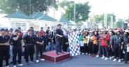 Kemeriahan dan Keramaian Alun-Alun Jombang pada peringatan Hari Koperasi Nasional (Harkopnas) ke-78 pada Minggu, 13 Juli 2025 dalam