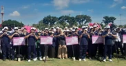 Bupati Jember Muhammad Fawait melepas ribuan mahasiswa untuk melakukan Kegiatan Kolaboratif Kuliah Kerja Nyata (KKN) Desa Cinta