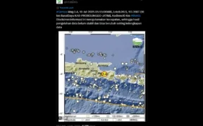 Gempa Bermagnitudo 3,4 Guncang Perairan Selatan Probolinggo