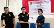 Ratusan siswa SMP Kristen Petra Kediri tampak ikuti sosialisasi bertema Bahaya Pergaulan Bebas yang digelar LPK-RI