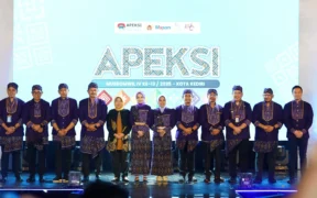 Gala Dinner Musyawarah Komisariat Wilayah (Muskomwil) IV APEKSI ke-13 di di Halaman Balai Kota Kediri, Rabu (16/7/2025).