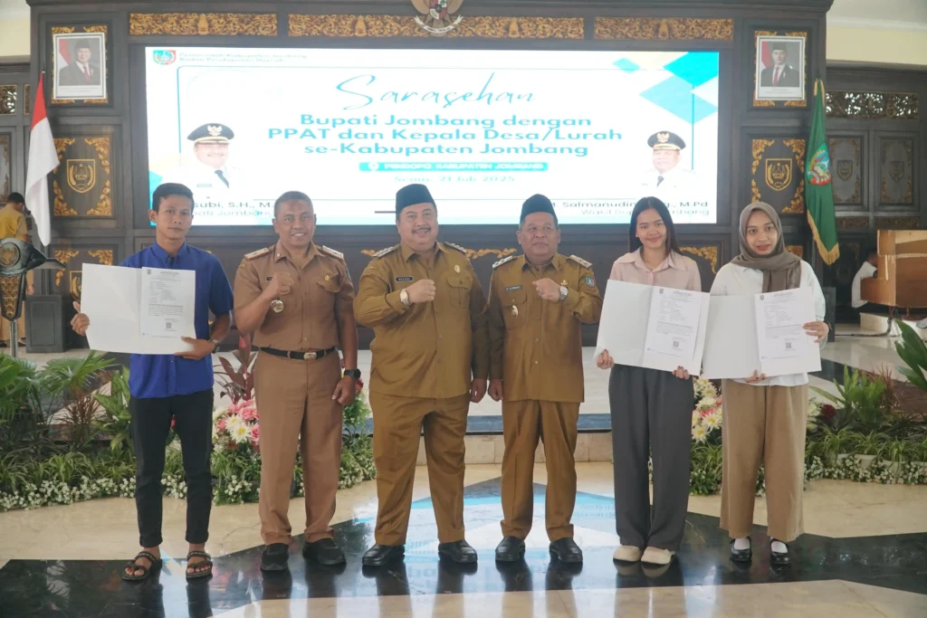 Capaian penerimaan Pajak Bumi dan Bangunan Perdesaan Perkotaan (PBB-P2) di Kabupaten Jombang menembus 92,84 persen