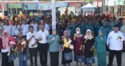 Gemarikan Digelar di Plandaan Jombang, 750 Kg Ikan Filet Disalurkan untuk Cegah Stunting
