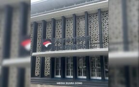 tampak depan gdung dana investasi Danantara