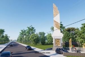 Tugu Jombang Wajah Baru di Perbatasan Kota Santri
