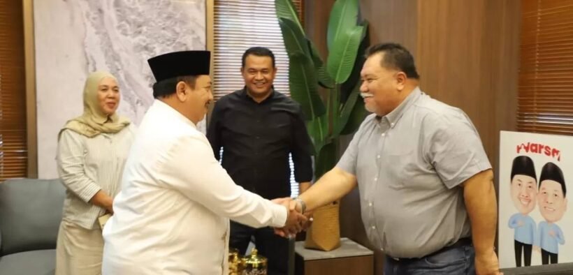 Bupati Warsubi Jombang dan Bupati Bengkulu Selatan berbincang tentang potensi pertanian Jombang