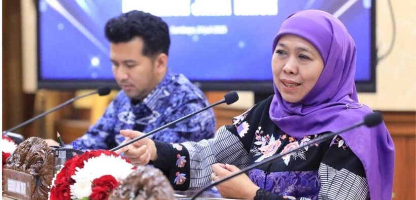khofifah indah parawansa bersama emil dardak membahas regulasi sound horeg