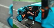 kasus Doni Salmanan berfoto di mobil lamborghini aventador warna biru