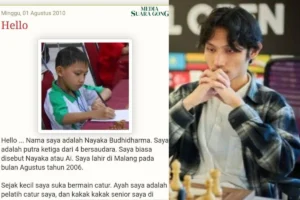 IM Nayaka Budhidharma Pecatur Junior Nomer Satu Asia Asal Malang