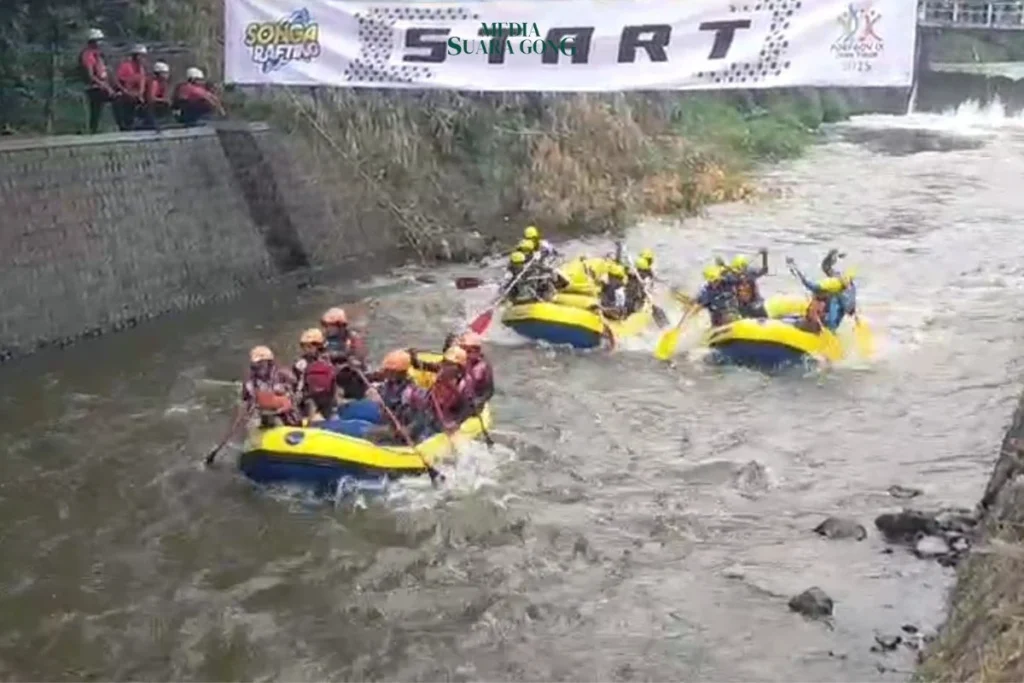 Kabupaten Malang Ambil 3 Medali di Cabor Arung Jeram Porprov Jatim 2025