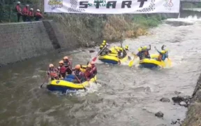Kabupaten Malang Ambil 3 Medali di Cabor Arung Jeram Porprov Jatim 2025