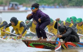 Wapres Gibran Soroti Tradisi Pacu Jalur, olahraga dayung tradisional dari Kuantan Singingi, Riau, kembali viral mencuri perhatian dunia