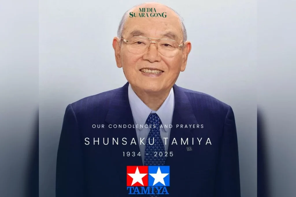 Dunia model kit dan hobi berduka. Shunsaku Tamiya, Chairman Tamiya, Inc., dikabarkan wafat pada 18 Juli 2025 di usia 90 tahun