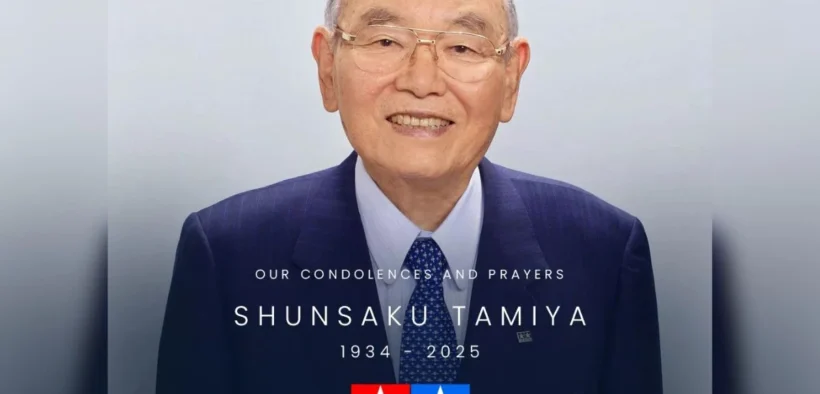 Dunia model kit dan hobi berduka. Shunsaku Tamiya, Chairman Tamiya, Inc., dikabarkan wafat pada 18 Juli 2025 di usia 90 tahun