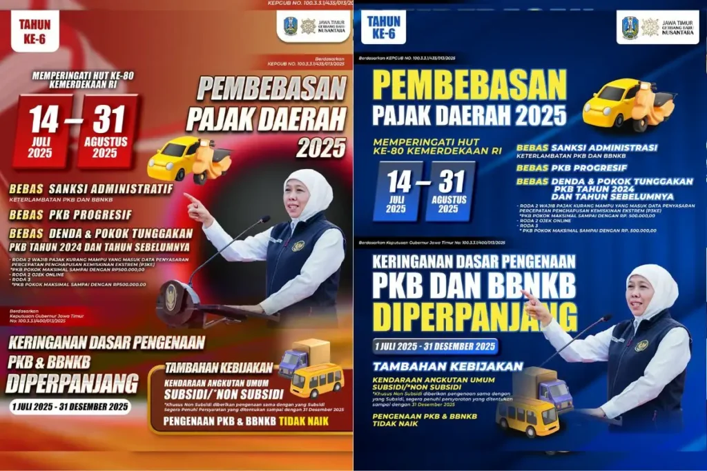 Pemutihan Pajak Kendaraan Bermotor 2025 Resmi Dimulai