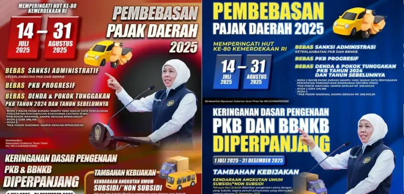 Pemutihan Pajak Kendaraan Bermotor 2025 Resmi Dimulai