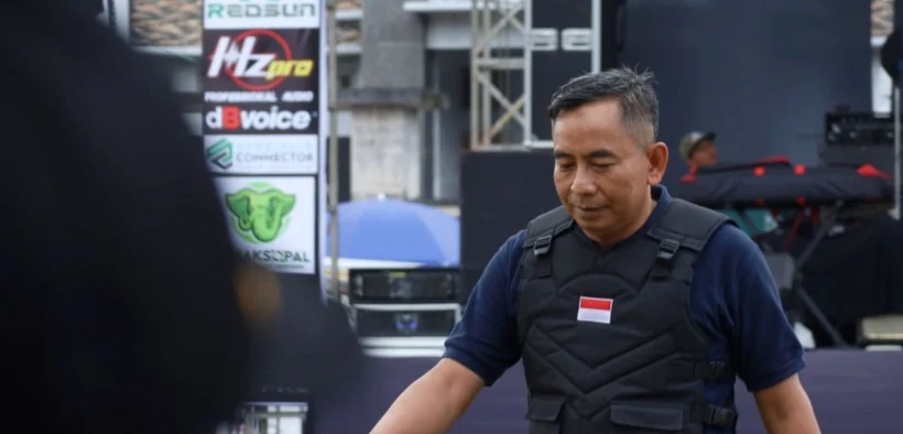 Ft : Kepala Satpol PPK Kabupaten Trenggalek, Habib Solehudin, ilustrasi sound horeg