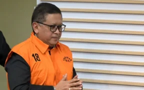 Majelis Hakim Pengadilan Tindak Pidana Korupsi (Tipikor) Jakarta jatuhkan vonis 3,5 tahun penjara ke Hasto Kristiyanto, Jumat (25/7/2025).