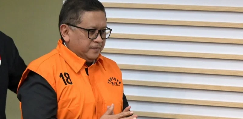 Majelis Hakim Pengadilan Tindak Pidana Korupsi (Tipikor) Jakarta jatuhkan vonis 3,5 tahun penjara ke Hasto Kristiyanto, Jumat (25/7/2025).