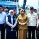 Gubernur Jawa Timur Khofifah Indar Parawansa secara resmi melepas keberangkatan program Angkutan Laut Mudik Gratis 2025 dari Pelabuhan Jangkar, Situbondo, Senin (24/3/2025).