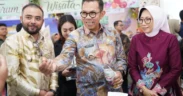Secara resmi Wali Kota Batu, Nurochman membuka Batu Bisnis Festival 2025 dan Jambore Desa Wisata 2025 di Balai Kota Among Tani, Kamis (31/7/2025).