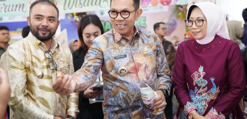 Secara resmi Wali Kota Batu, Nurochman membuka Batu Bisnis Festival 2025 dan Jambore Desa Wisata 2025 di Balai Kota Among Tani, Kamis (31/7/2025).