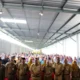 Disnaker Kabupaten Jombang menggelar Bimtek K3 dan pemeriksaan HDV DNA bagi para pekerja perusahaan rokok KSU Perdula MPS Ngoro
