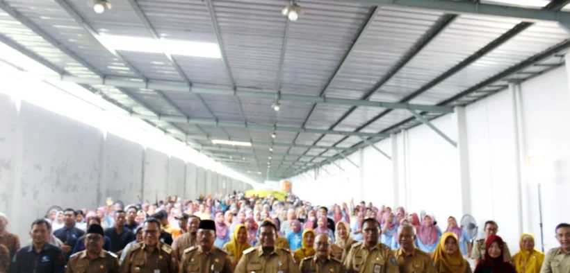 Disnaker Kabupaten Jombang menggelar Bimtek K3 dan pemeriksaan HDV DNA bagi para pekerja perusahaan rokok KSU Perdula MPS Ngoro