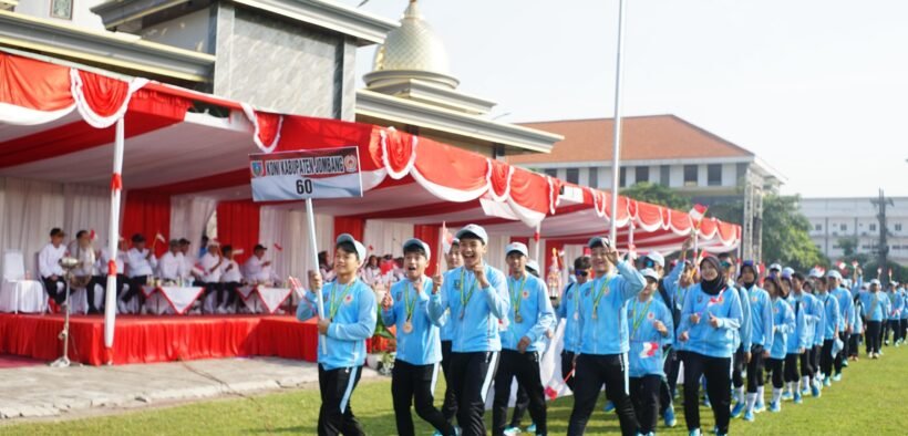 Pemerintah Kabupaten Jombang secara resmi membuka Pekan Olahraga Kabupaten (PORKAB) 2025 dalam rangka memperingati HUT ke-80 Indonesia