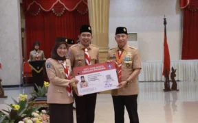 Ghyta Eka Puspita tegaskan Praja Muda Karana atau Pramuka harus ikut melahirkan generasi emas berkarakter.