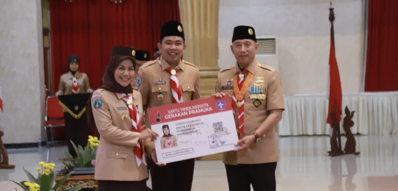 Ghyta Eka Puspita tegaskan Praja Muda Karana atau Pramuka harus ikut melahirkan generasi emas berkarakter.