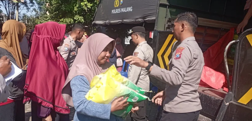 Tekan Inflasi, Polres Malang Kembali Laksanakan GPM di 11 Titik