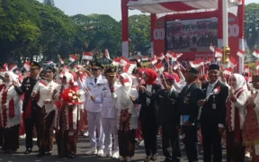 Meriah Warnai Peringatan HUT ke-80 RI di Balai Kota Malang