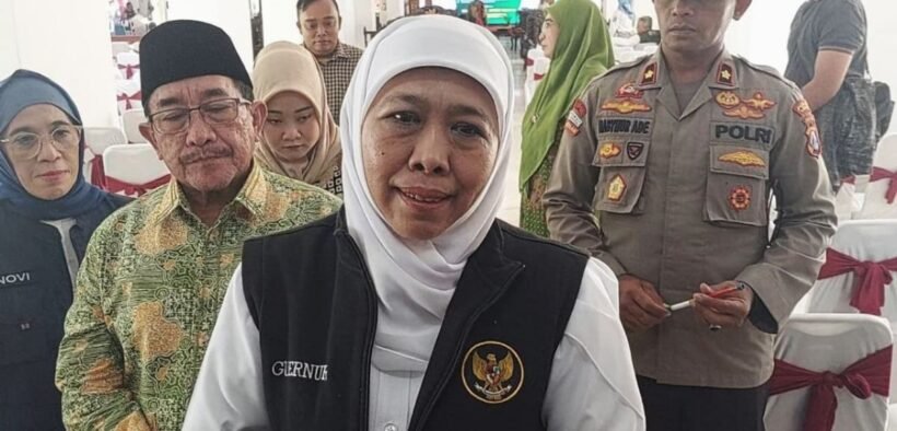 khofifah indar parawansa menanggapi Kasus Campak Sumenep