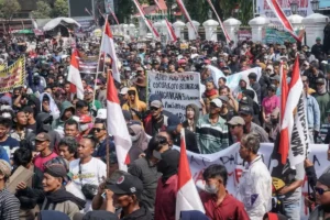 Demo di Pati: 64 Orang Luka-Luka, Polisi Pastikan Tidak Ada Korban Tewas